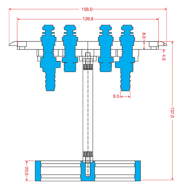 Injector Hanger Dimensions
